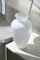 Vintage Murano White Swirl Glass Vase 6