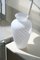 Vintage Murano White Swirl Glass Vase, Image 6