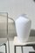 Vintage Murano White Swirl Glass Vase, Image 1