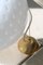 Vintage Murano White Ceiling Lamp with Bubbles, 1970s 3