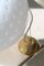 Vintage Murano White Ceiling Lamp with Bubbles, 1970s, Image 3