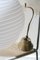 Vintage Murano White Swirl Ceiling Lamp, Image 5