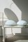 Vintage Murano White Swirl Ceiling Lamp 2