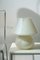 Lampada da tavolo vintage in vetro di Murano color crema, Immagine 2