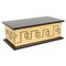 Rectangular Decorative Box in Solid Brass and Lacquered Wood, Italy, 1970s, Image 1
