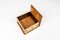 Quadratische dekorative Box aus massivem Messing und Holz, Italien, 1970er 9