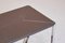 Tavolino da caffè prototipo in metallo cromato e pelle di James Cousins, Immagine 3