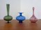 Blown Vases by Thuringian Glaskunst Lauscha, 1960, Set of 3, Image 3