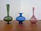 Vases Soufflés par Thuringe Glaskunst Lauscha, 1960, Set de 3 3