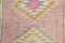 Vintage Hot Pink Hallway Runner Rug, Image 9