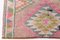 Vintage Hot Pink Hallway Runner Rug 14