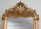 Antique 19th Century French Louis Philippe Mirror in Golden & Carved Wood, Image 2