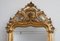 Antique 19th Century French Louis Philippe Mirror in Golden & Carved Wood 2