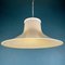 Lampada a sospensione Mid-Century in vetro di Murano beige, anni '70, Immagine 12