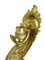 Große Wandleuchte aus vergoldetem Messing mit Akanthus Ornament 5