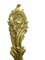 Große Wandleuchte aus vergoldetem Messing mit Akanthus Ornament 4