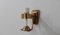Mid-Century Brass and Glass Sconces from Stilnovo, Set of 2 8
