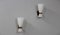 Mid-Century Brass and Glass Sconces from Stilnovo, Set of 2 1