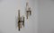 Messing & Aluminium Röhren Wandlampen von Stilnovo, 1950er, 2er Set 11