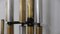 Brass and Aluminun Tubes Sconces from Stilnovo, 1950s, Set of 2 8