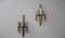 Messing & Aluminium Röhren Wandlampen von Stilnovo, 1950er, 2er Set 10