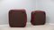 Sapporo Leather Armchairs from Mobil Girgi, 1970s, Set of 2 14
