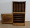 Small Massive Oak Filler Cabinet, 1950s 12