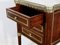 Small Middle and Marble Mahogany Side Table with Drawers in the Style of Louis XVI, 1900s, Image 22