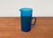 Mid-Century Handmade Blue Glass Jug, 1960s 1