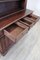 Massives Sideboard aus Nussholz mit Intarsien & Tellerablage, 1930er 2