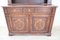 Solid Inlaid Walnut Sideboard With Plate Rack, 1930s 3
