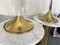 Italian Brass and Murano Glass Mushroom Lamp by F. Fabbian, 1970s, Set of 2 5