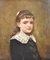 E. Lambrichs, Portrait de Jeune Femme, 1887, Huile sur Toile, Encadrée 2