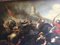 Antonio Savisio, Cavalry Battle, Neapolitan School, 2006, Oil on Canvas, Framed 6