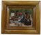 Peasant Scene Painting, 1900s, Oil on Board, Framed, Image 1