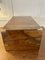 Antique Victorian Quality Figured Walnut Brass Bound Writing Box 5
