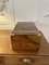 Antique Victorian Quality Figured Walnut Brass Bound Writing Box, Image 4