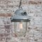 Industrial Clear Glass & Grey Pendant Lights 5