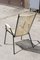 Wrought Iron Lounge Chair in Brass & Scoubidou, France, 1950s 5