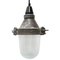 Industrial Striped Clear Glass Brown Purple Pendant Lights 1