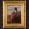V. Cabianca, pintura figurativa italiana, siglo XIX, óleo sobre cartón, enmarcado, Imagen 1