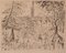 Paisaje expresionista alemán, década de 1900, Tinta sobre papel, Imagen 2