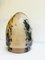 Egg Shaped Glass Lamp by Ben Swildens for Domec Luminaires 1970s 1