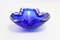 Blue Murano Glass Ashtray, Image 1