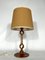 Italienische Vintage Tischlampe aus Holz, 1950er 2