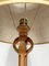 Lámpara de mesa italiana vintage de madera, años 50, Imagen 9