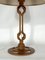 Lámpara de mesa italiana vintage de madera, años 50, Imagen 11