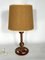 Lámpara de mesa italiana vintage de madera, años 50, Imagen 4