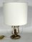 Lampe de Bureau Mid-Century en Laiton et Marbre, Italie, 1950s 8