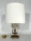 Mid-Century Italian Brass and Marble Table Lamp, 1950s, Image 1